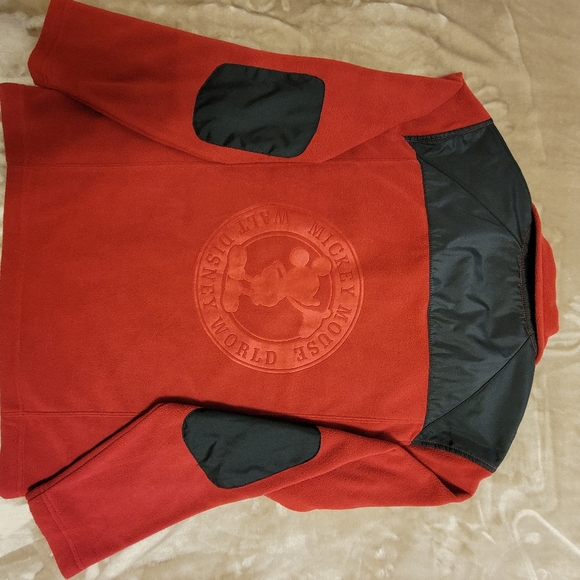 Walt Disney world fleece jacket size small red and black - Picture 4 of 5